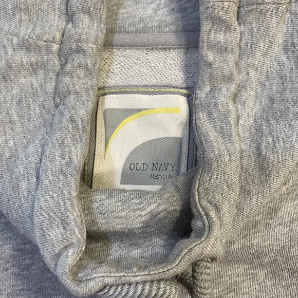 Old Navy Gray Tunic Cowl Necklie Sweatshirt with tie Waist Med - Picture 5 of 11